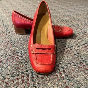 Red Franco Sarto loafer size 8.5